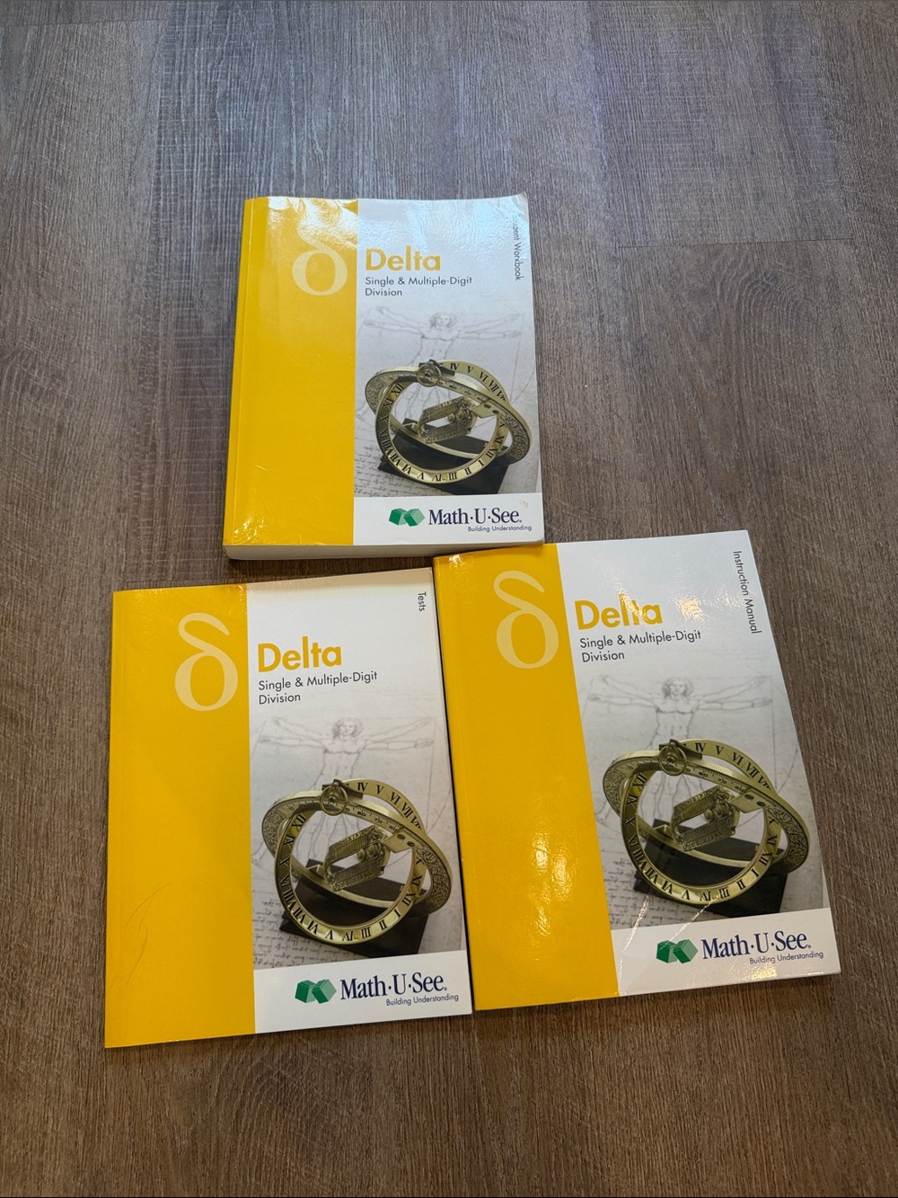 Delta Single & Multiple-Digit Division Workbook - Yellow